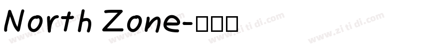 North Zone字体转换